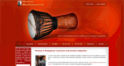 Desktop Screenshot of musique-madagascar.com